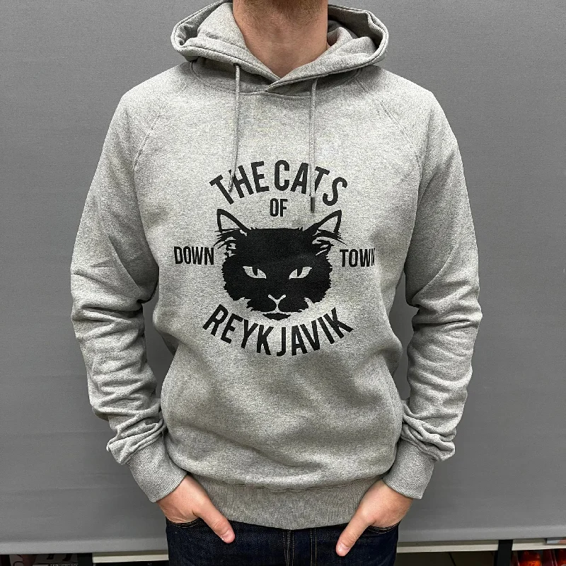 Steals and Deals comfortable stylish hoodieUnisex Hoody - The Cats of Reykjavik - Grey