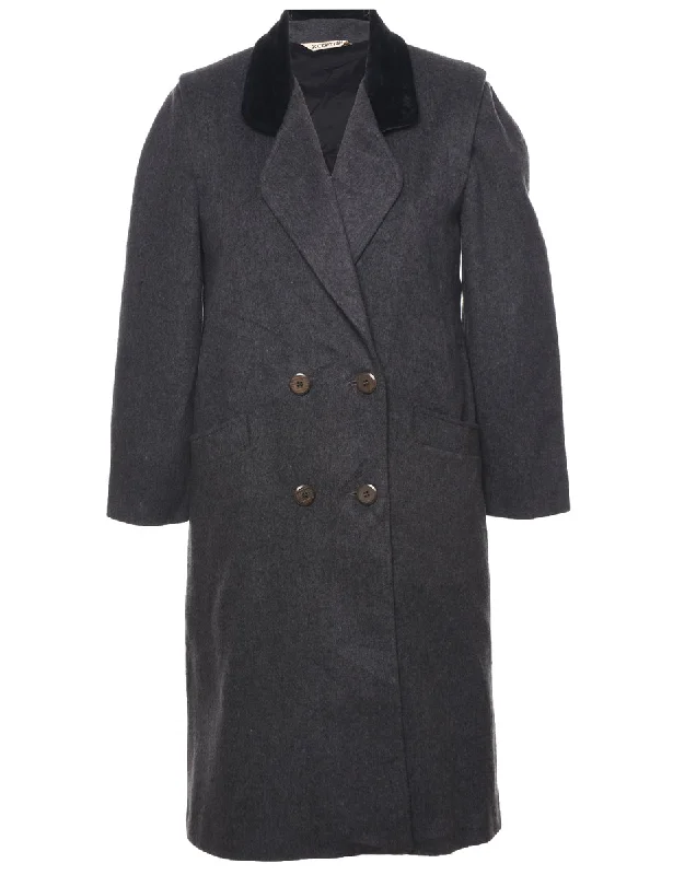 Massive Deals casual utility jacketDouble Breasted Wool Coat - M