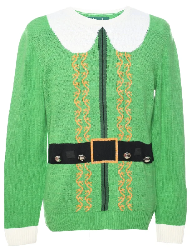 retro coatFestive Season Christmas Jumper - M