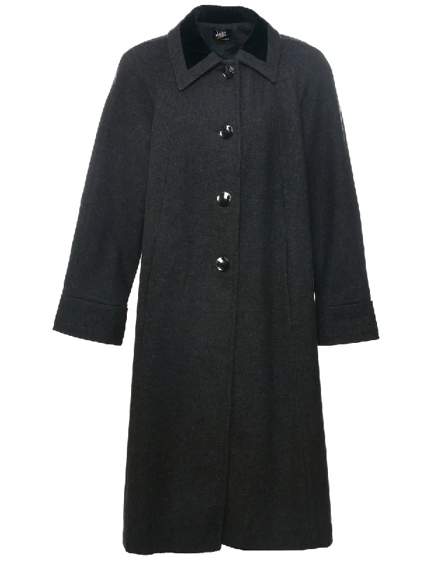 Bonus Savings fashion-forward coatSingle Breasted Wool Coat - L