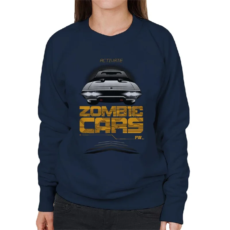 oversized gym sweatshirtFast and Furious Activate Zombie Cars Women's Sweatshirt