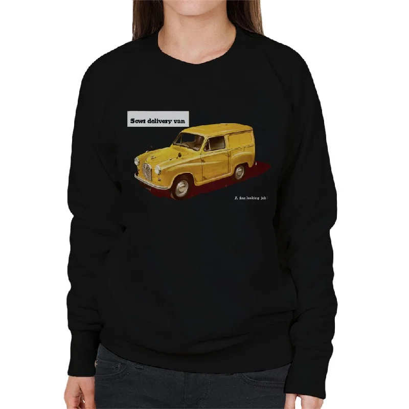 athletic streetwear sweatshirtAustin 5cwt Delivery Van British Motor Heritage Women's Sweatshirt