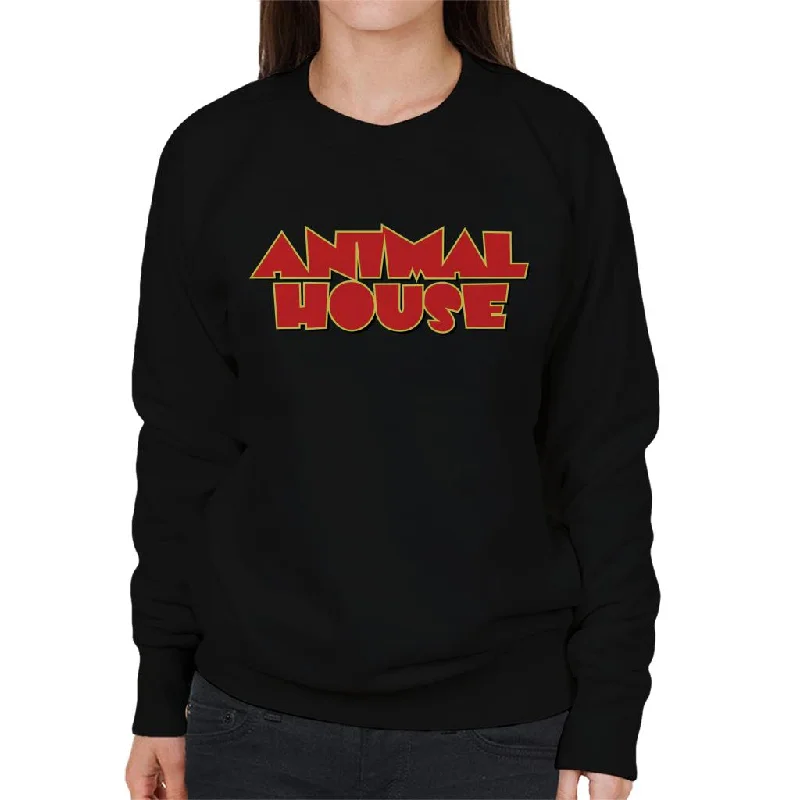 Deal Dash luxury fitness sweatshirtAnimal House Red Logo Women's Sweatshirt