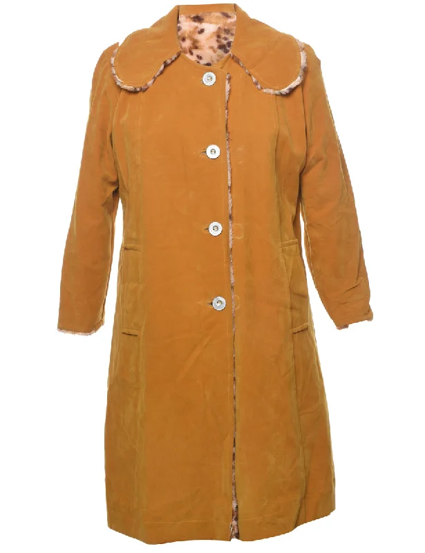 Super Sale chic padded coatSingle Breasted Coat - M