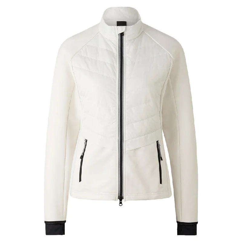 puffer jacketBogner Katha Mid Layer Golf Jacket Off White - FW23 Women