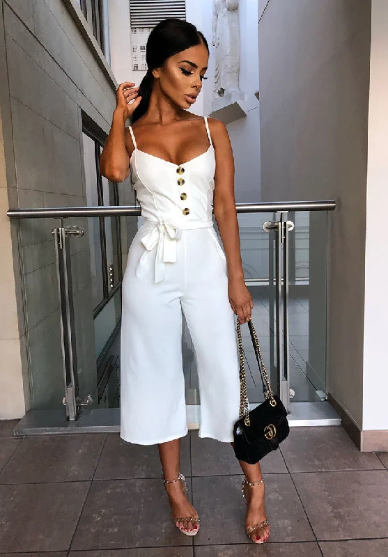 Hurry In Casual wide leg pant jumpsuit