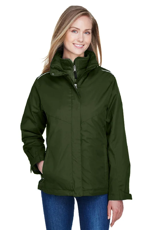 Daily Deals cozy winter coatCore 365 Womens Region 3-in-1 Water Resistant Full Zip Hooded Jacket - Forest Green Daily Deals cozy winter coatCore 365 Womens Region 3-in-1 Water Resistant Full Zip Hooded Jacket - Forest Green
