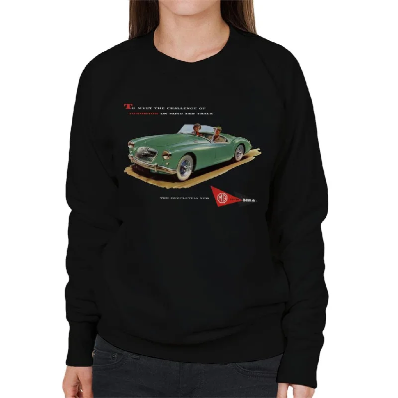 performance workout sweatshirtMG On Road And Track British Motor Heritage Women's Sweatshirt