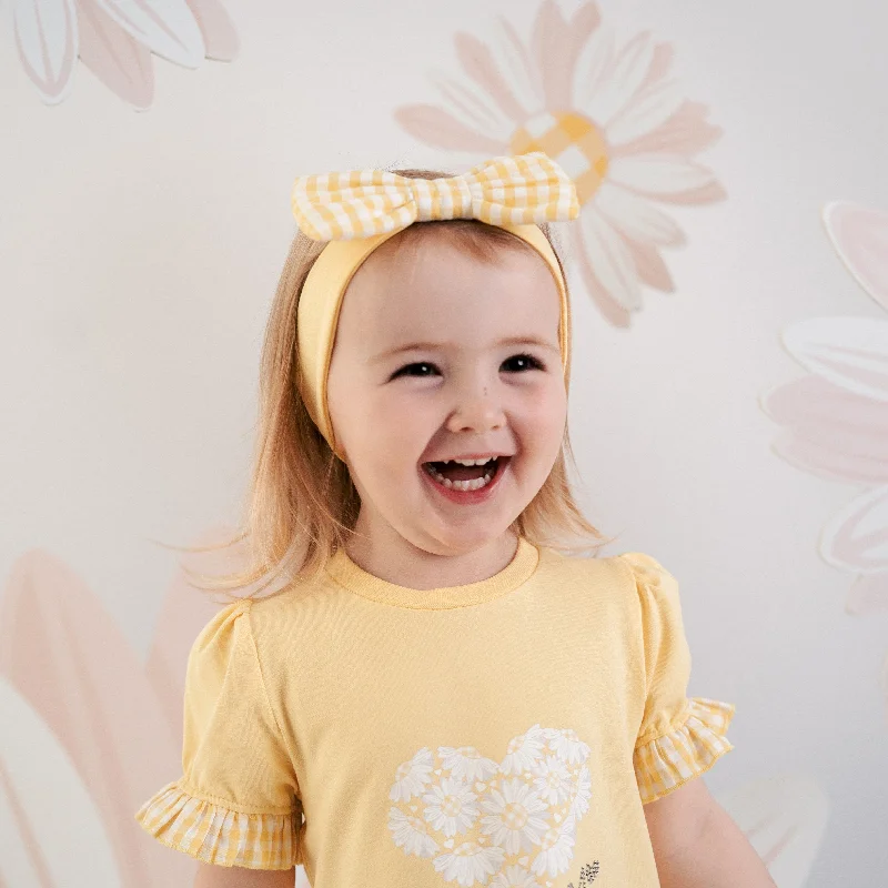 sleek midi dressLITTLE A - Ava Bow Headband - Sweet Lemon