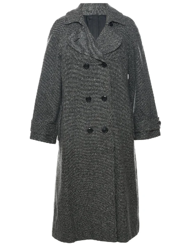 Deal of the Day insulated trench coatDouble Breasted Wool Coat - M