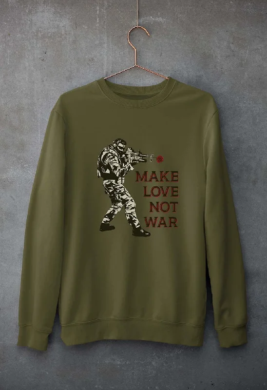 minimalistic workout hoodieGuns N' Roses Make Love Not War Unisex Sweatshirt for Men/Women