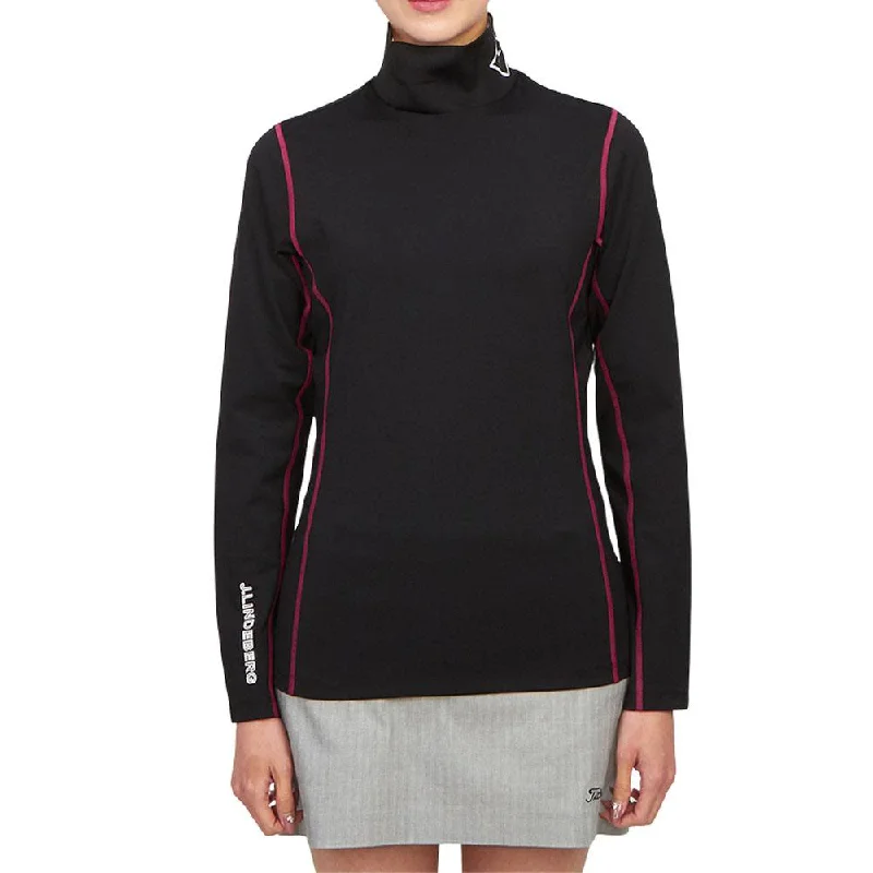 urban coatJ.Lindeberg Powderhorn Mid Layer Golf Pullover Black - FW23 Women